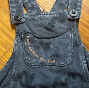 Here Comes The Fun Bibs Romper 12 Month